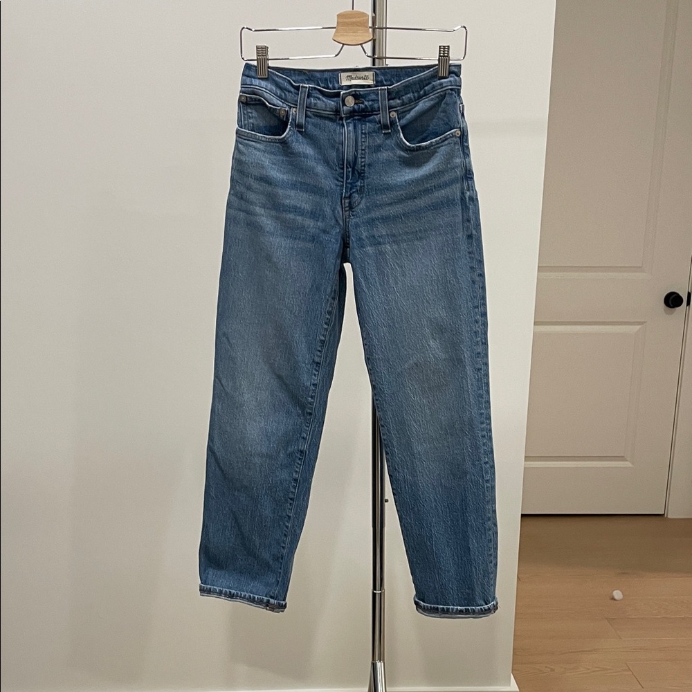 Madewell Women's Straight Blue Jeans